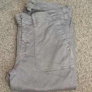 J. Crew Gray Sheen Slim Fit Trousers
